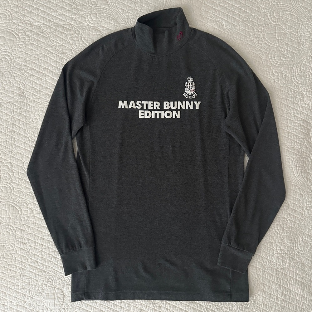 Pearly Gates Japan Master Bunny Edition Golf High Mock Neck Shirt